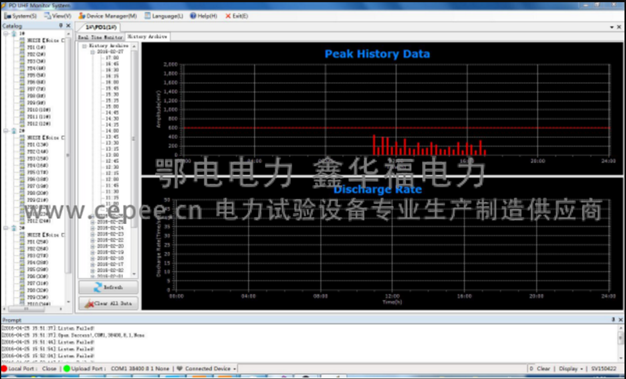 ED8070型超高频法变压器局部放电监测装置(图6) ED8070型超高频法变压器局部放电监测装置(图6)
